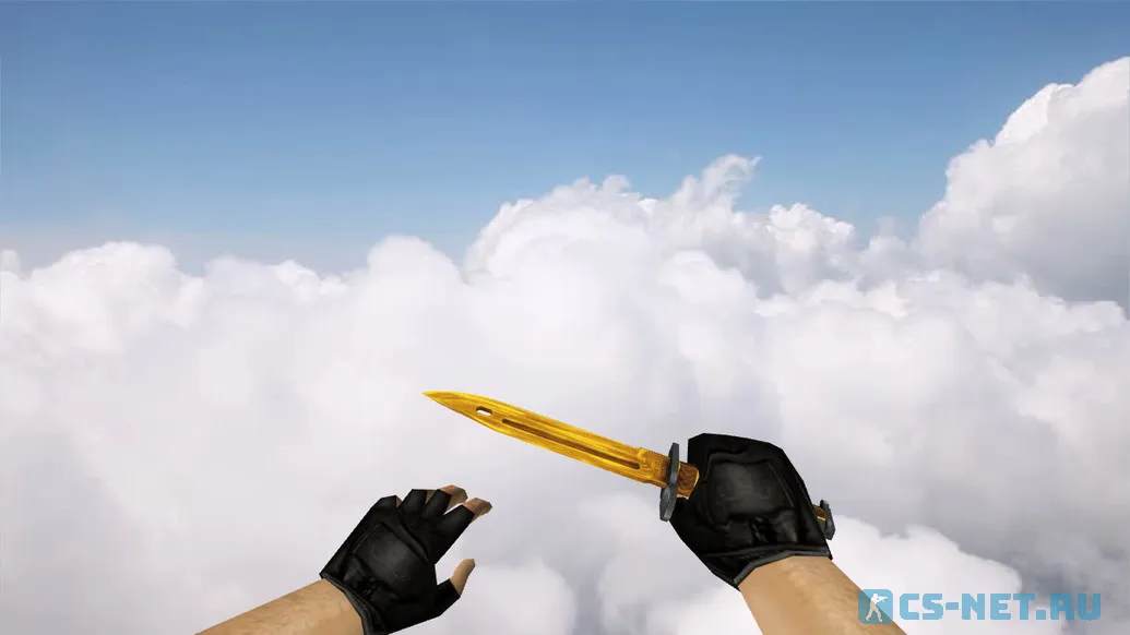 Модель штык-ножа «Bayonet Fine Gold» для CS 1.6 (скрин 3)