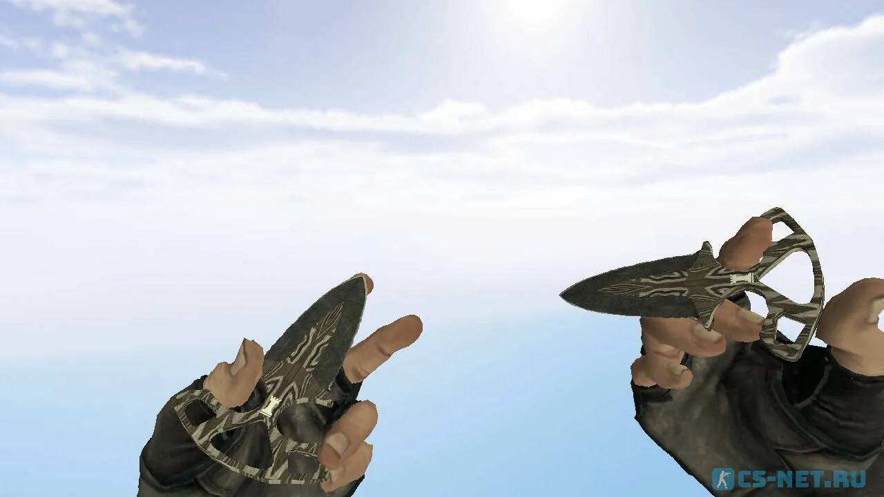 Модель ножа «Black Laminate | Shadow Daggers» для CS 1.6