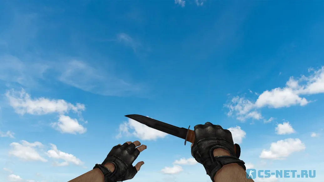 Модель ножа «Ka-Bar on CSGO anims» для CS 1.6 (скрин 3)