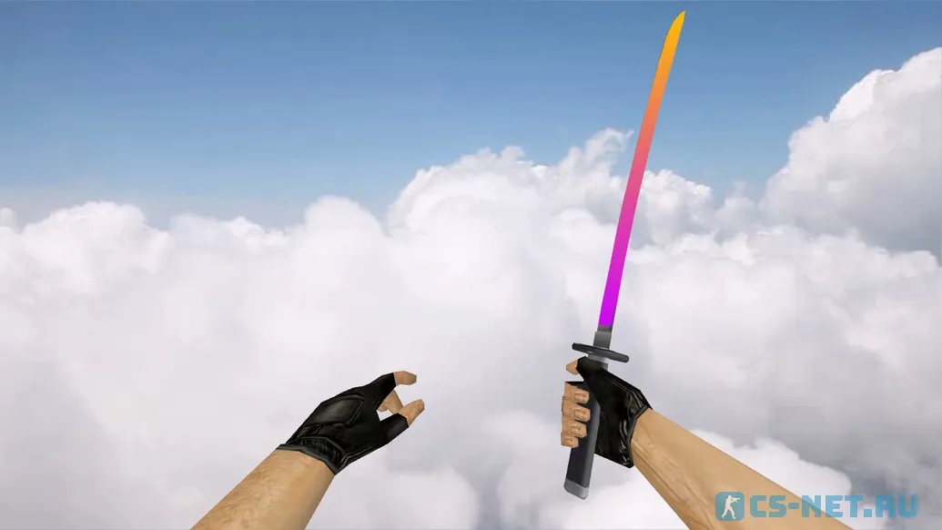 Модель ножа «Katana | Градиент» для CS 1.6