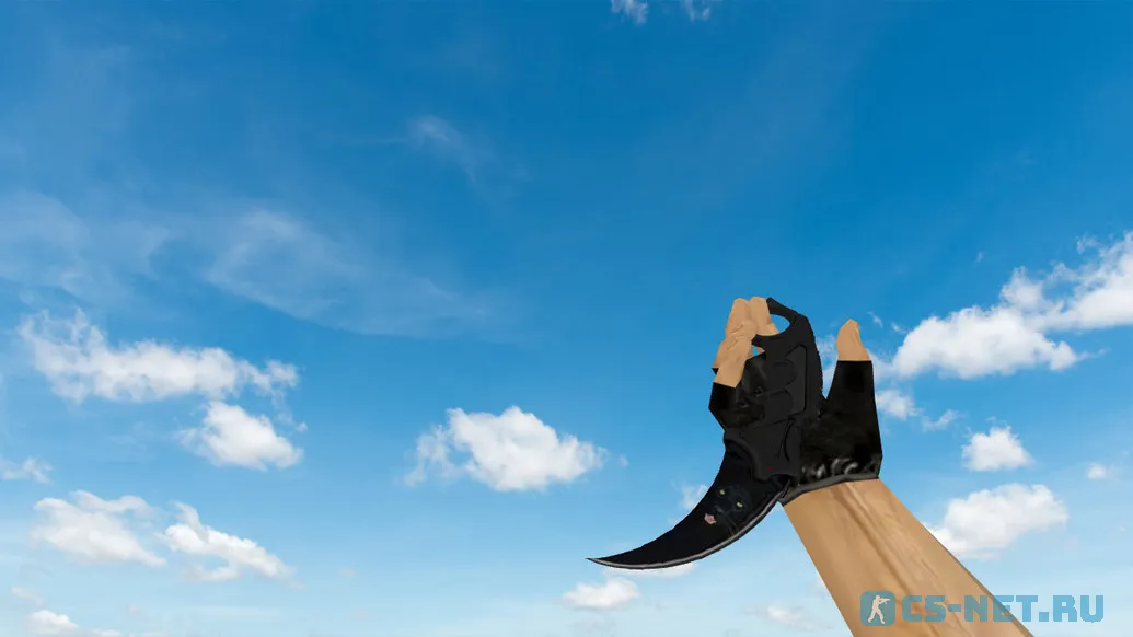 Модель ножа «Karambit Black Panther» для CS 1.6