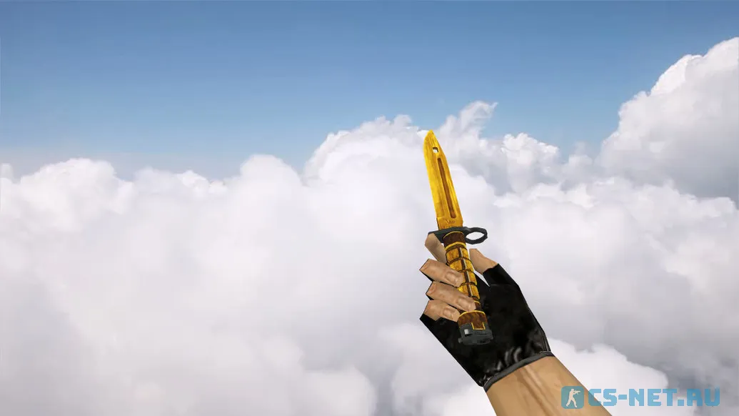 Модель штык-ножа «Bayonet Fine Gold» для CS 1.6