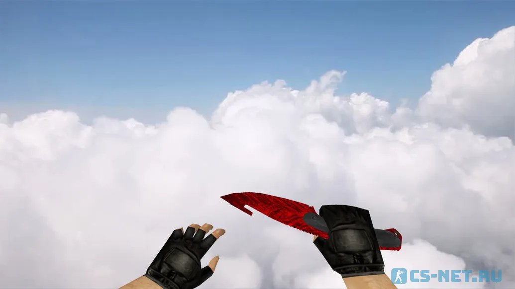 Модель ножа «Gut Knife Ruby Red» для CS 1.6 (скрин 3)