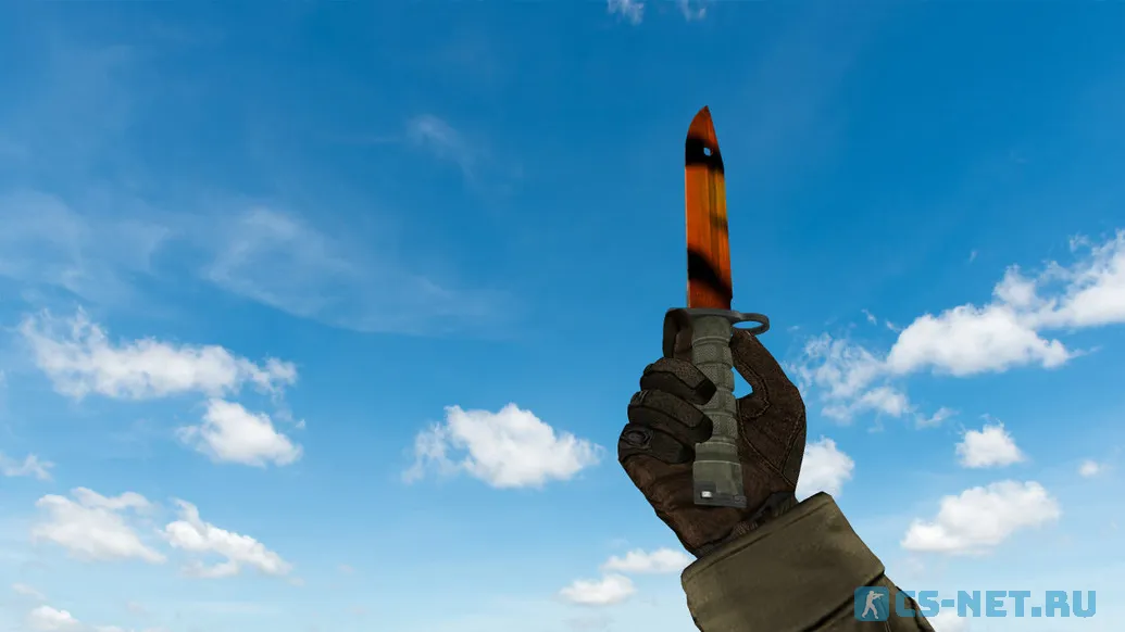 Модель штык-ножа «Bayonet | Тигр» для CS 1.6
