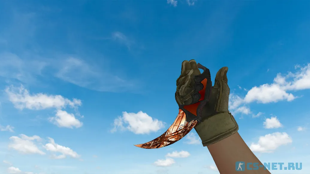 Модель ножа «Karambit Autumn Explosion» для CS 1.6