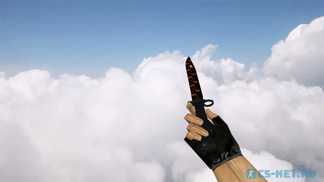 Модель штык-ножа «Bayonet | Пламя» для CS 1.6