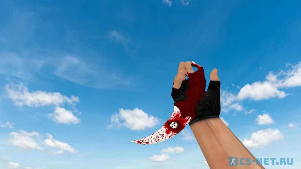 Модель ножа «Karambit Blood Edge» для CS 1.6