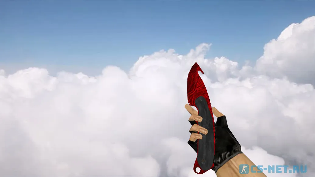 Модель ножа «Gut Knife Ruby Red» для CS 1.6