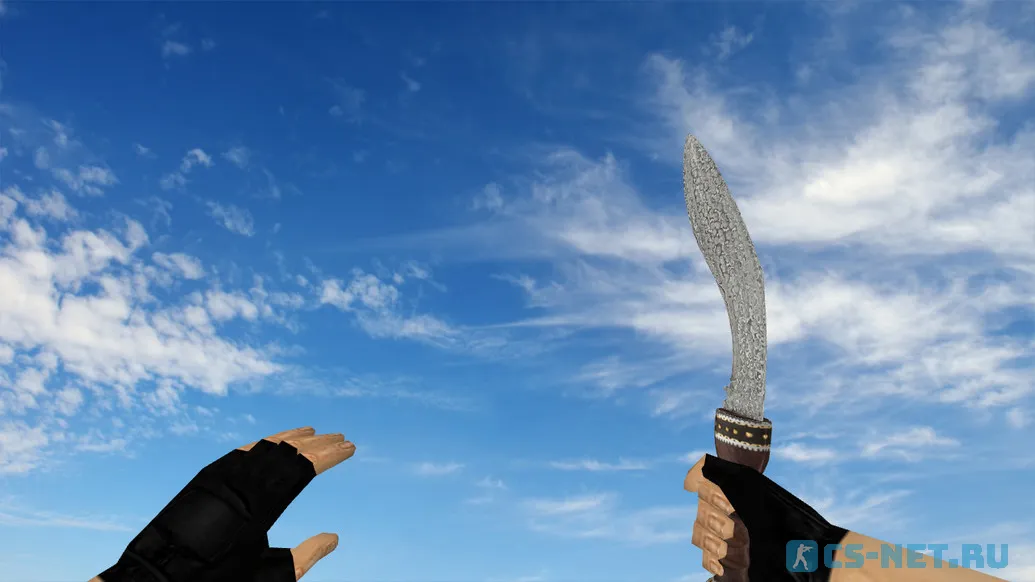 Модель ножа «Kukri | Дамасская сталь» для CS 1.6