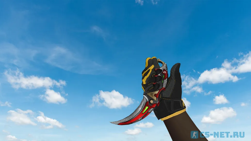 Модель ножа «Karambit Cyberium» для CS 1.6