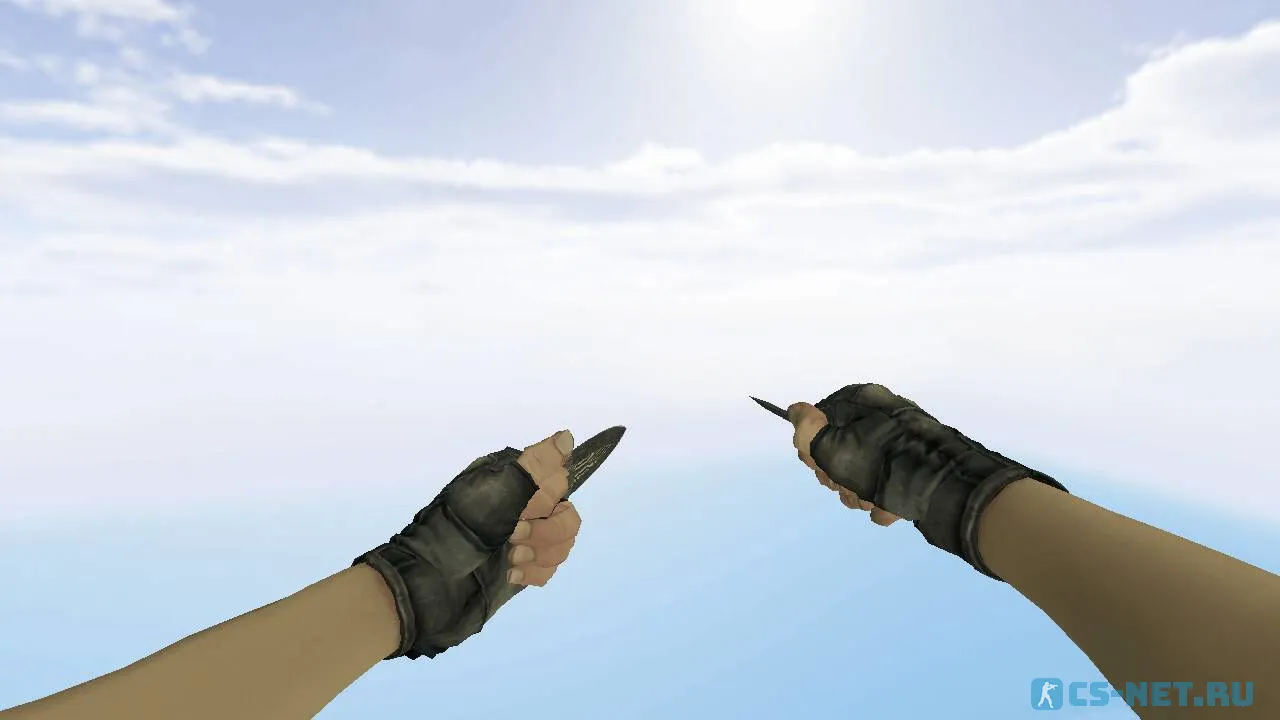 Модель ножа «Black Laminate | Shadow Daggers» для CS 1.6 (скрин 2)