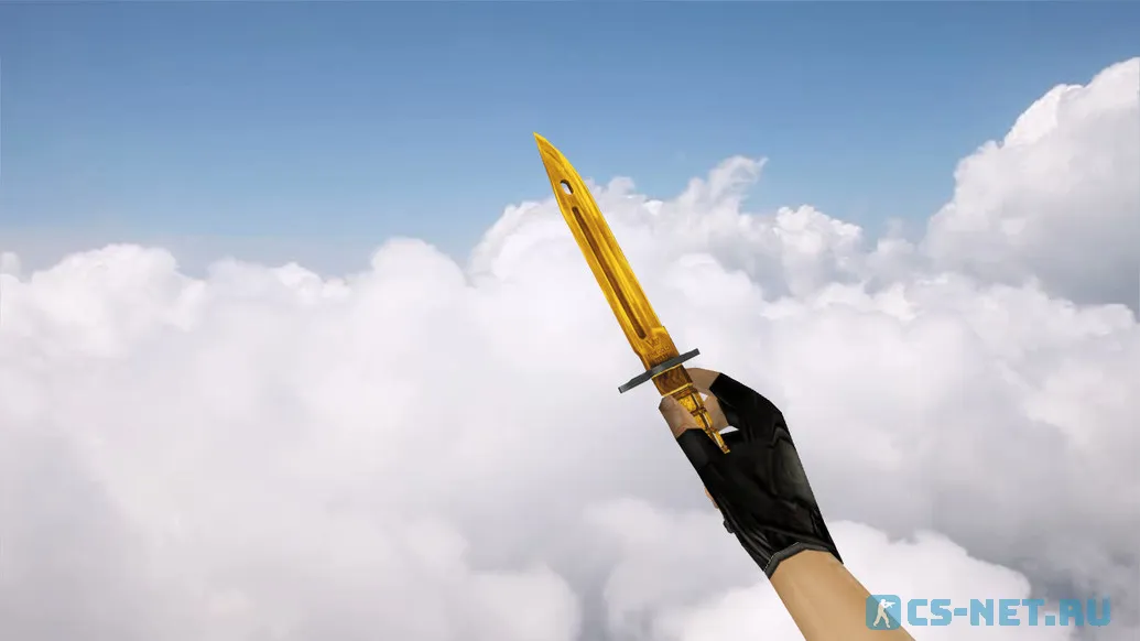 Модель штык-ножа «Bayonet Fine Gold» для CS 1.6 (скрин 2)