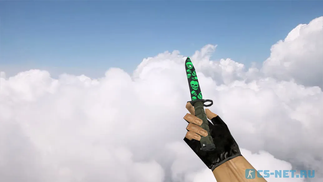 Модель ножа «Bayonet Skull Pattern» для CS 1.6