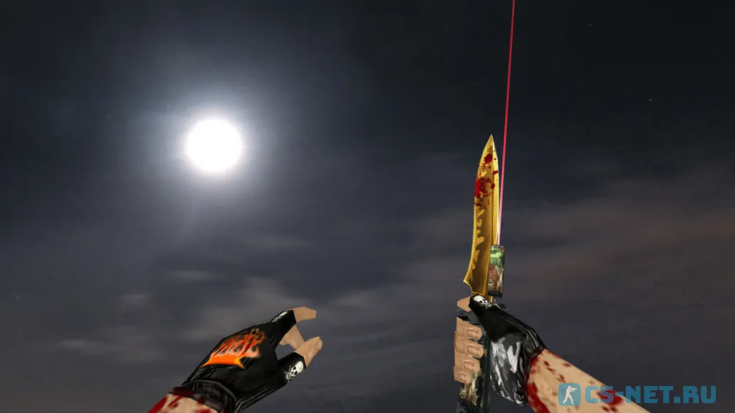 Модель «Нож с лазером» для CS 1.6