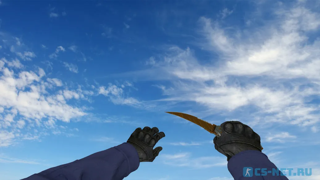 Модель ножа «Flip Knife Golden» для CS 1.6 (скрин 3)