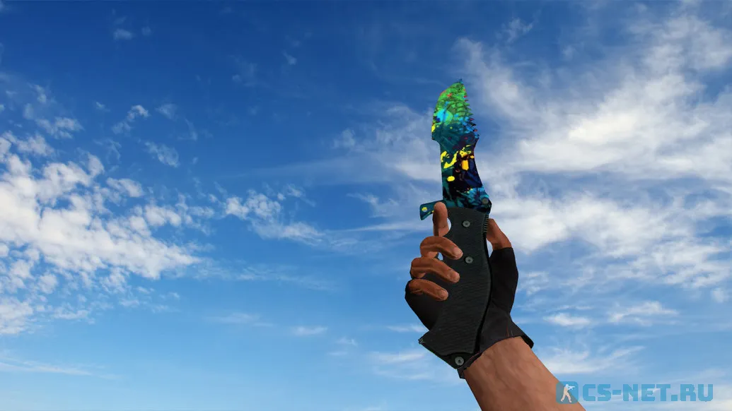 Модель ножа «Huntsman Knife Paintsplash» для CS 1.6