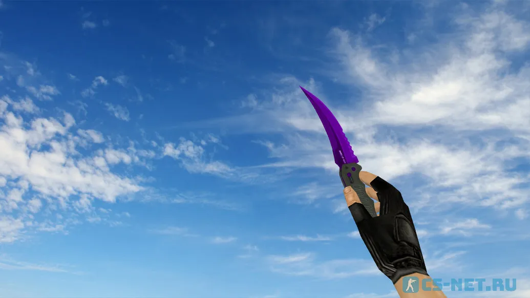 Модель ножа «Flip Knife Purple Oil» для CS 1.6 (скрин 2)