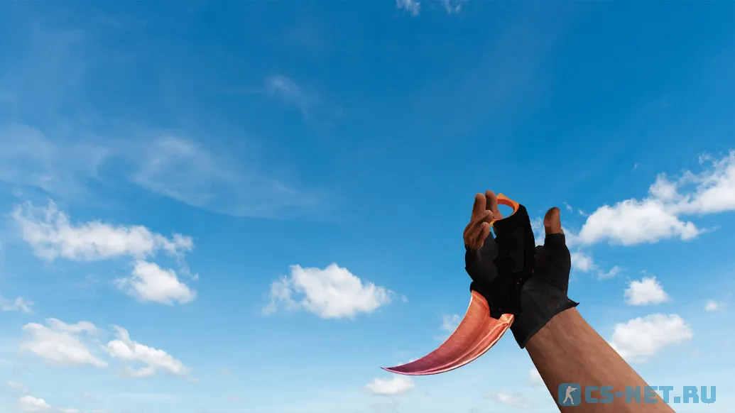 Модель ножа «Karambit Bronze» для CS 1.6