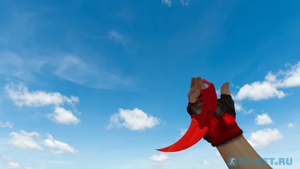 Модель ножа «Karambit Fire» для CS 1.6