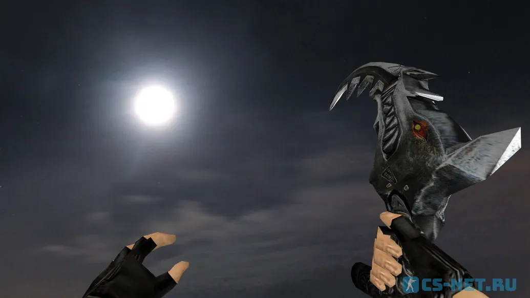 Модель ножа «Blackshot Wolf Fang» для CS 1.6