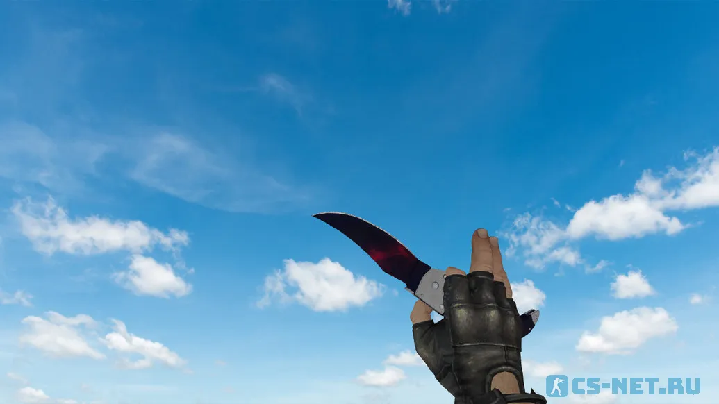 Модель ножа «Falchion Doppler Phase 1» для CS 1.6 (скрин 2)
