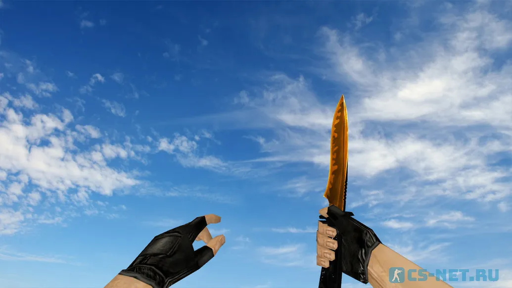 Модель ножа «Default Knife Duality Gold» для CS 1.6