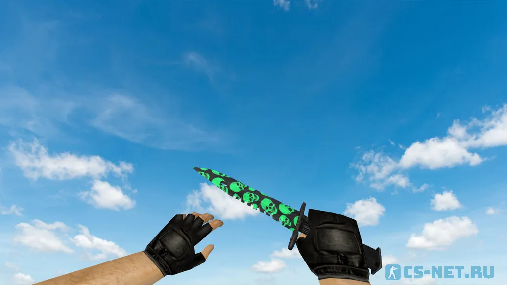 Модель штык-ножа «M9 Bayonet Skull Pattern» для CS 1.6 (скрин 3)