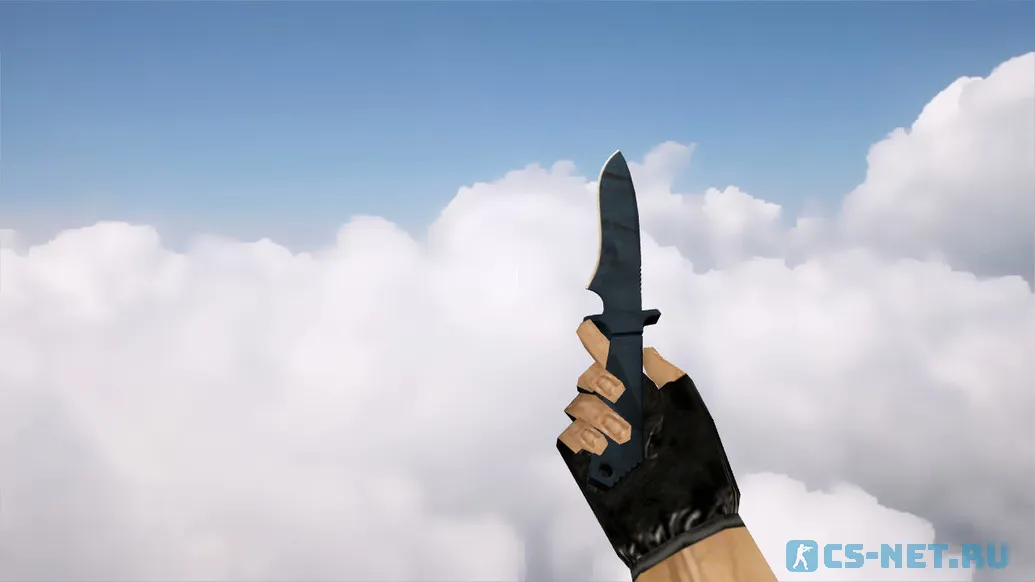 Модель «Классический нож | Вороненая сталь» для CS 1.6
