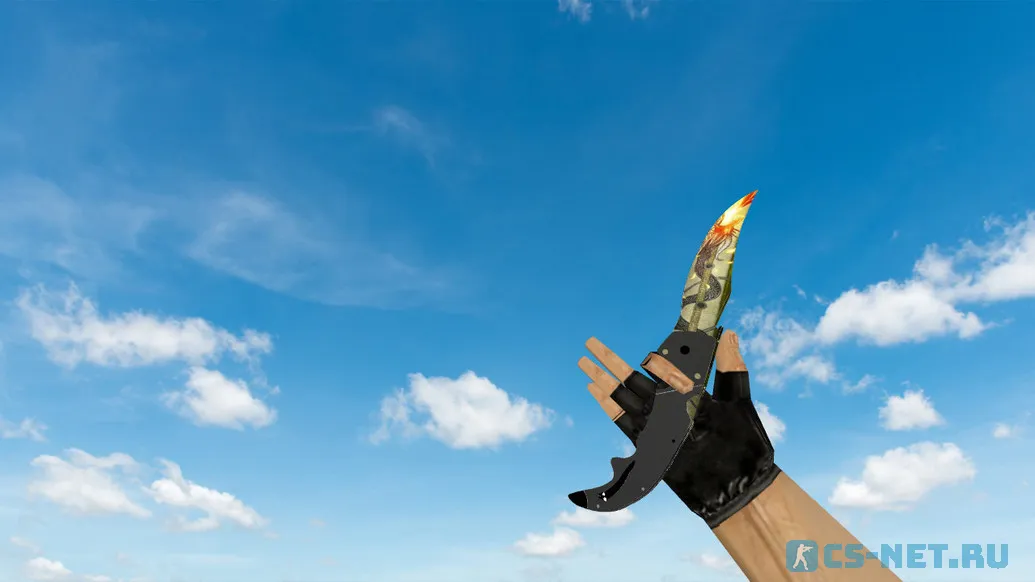 Модель ножа «Фальшион | История о драконе» для CS 1.6