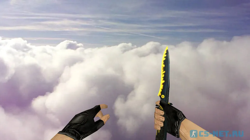Модель ножа «Default Knife Yellow-Hand» для CS 1.6