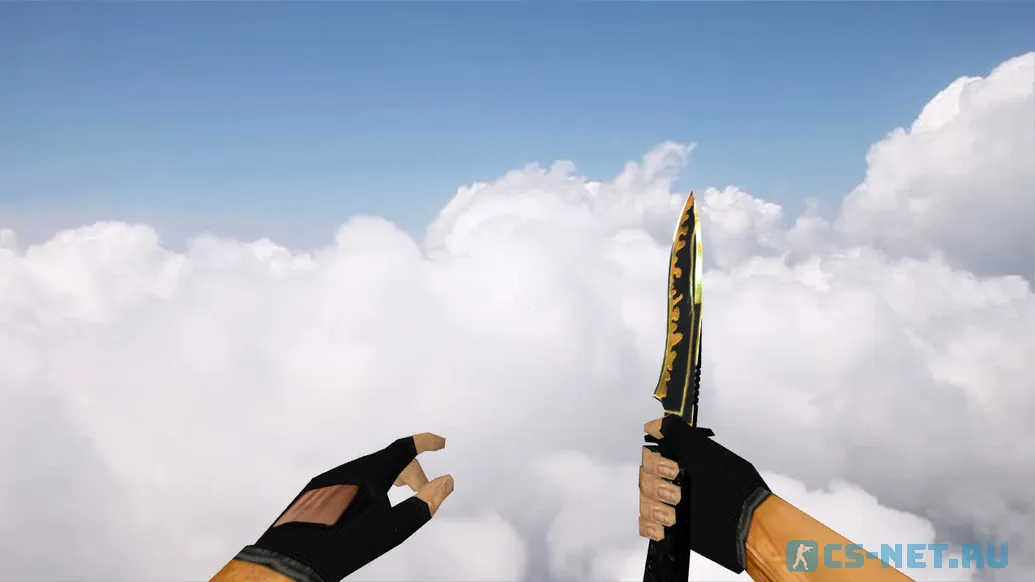 Модель ножа «Default Knife Gold» для CS 1.6