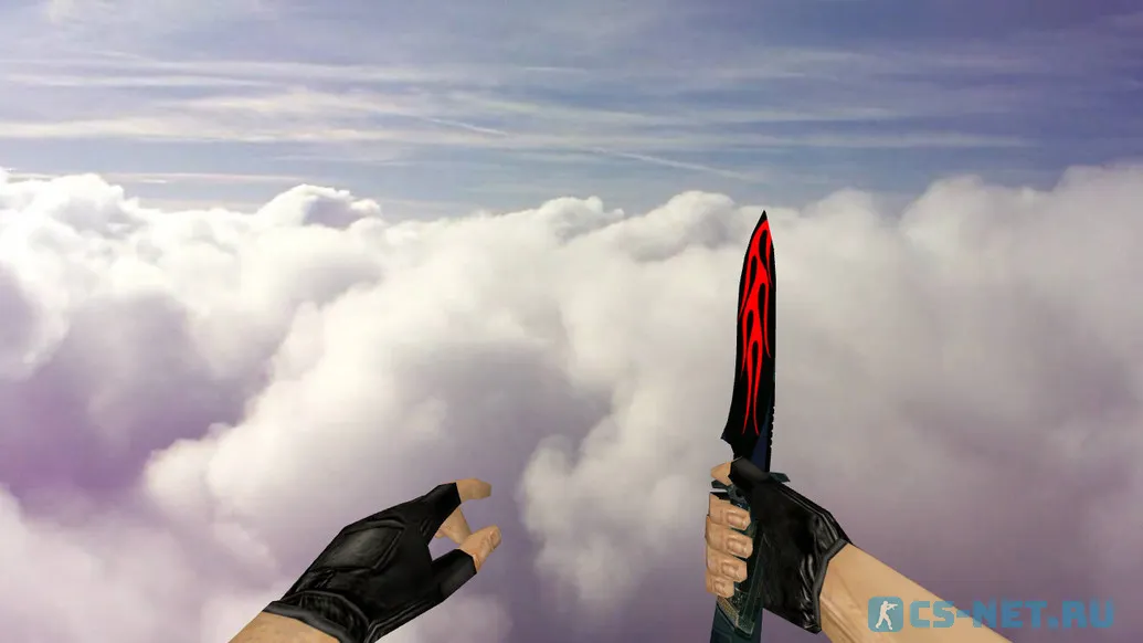 Модель ножа «Default Knife Tribal Fire» для CS 1.6