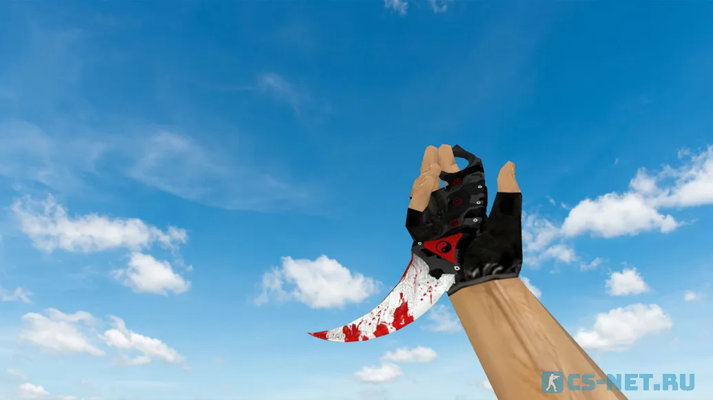 Модель ножа «Karambit Bloodline» для CS 1.6