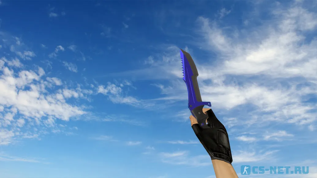 Модель ножа «Huntsman Knife Automatic Blue» для CS 1.6 (скрин 2)