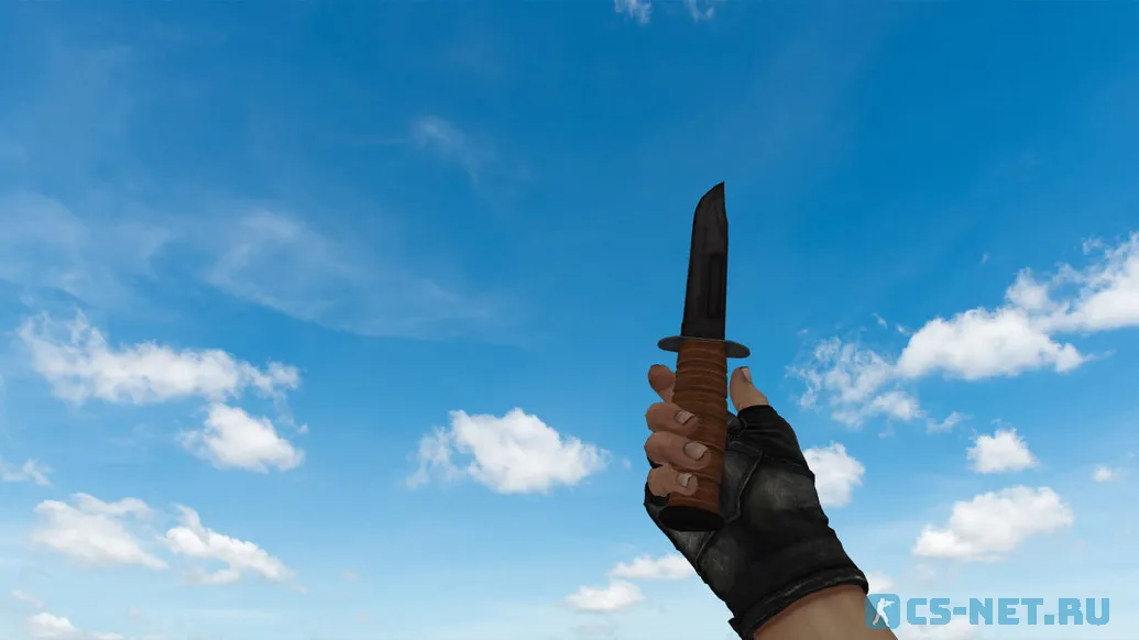 Модель ножа «Ka-Bar on CSGO anims» для CS 1.6