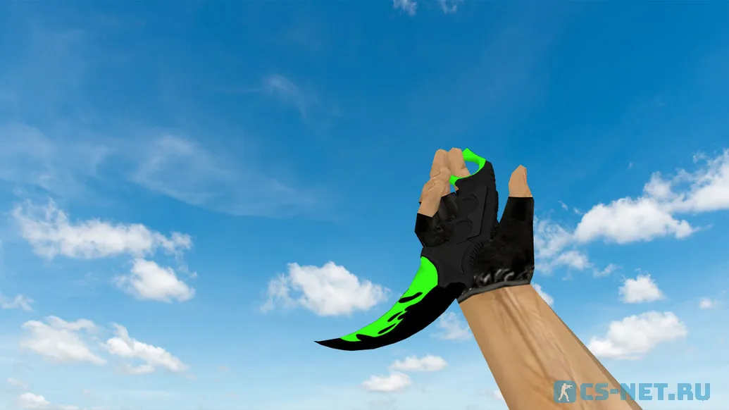 Модель ножа «Karambit Neon Skill» для CS 1.6