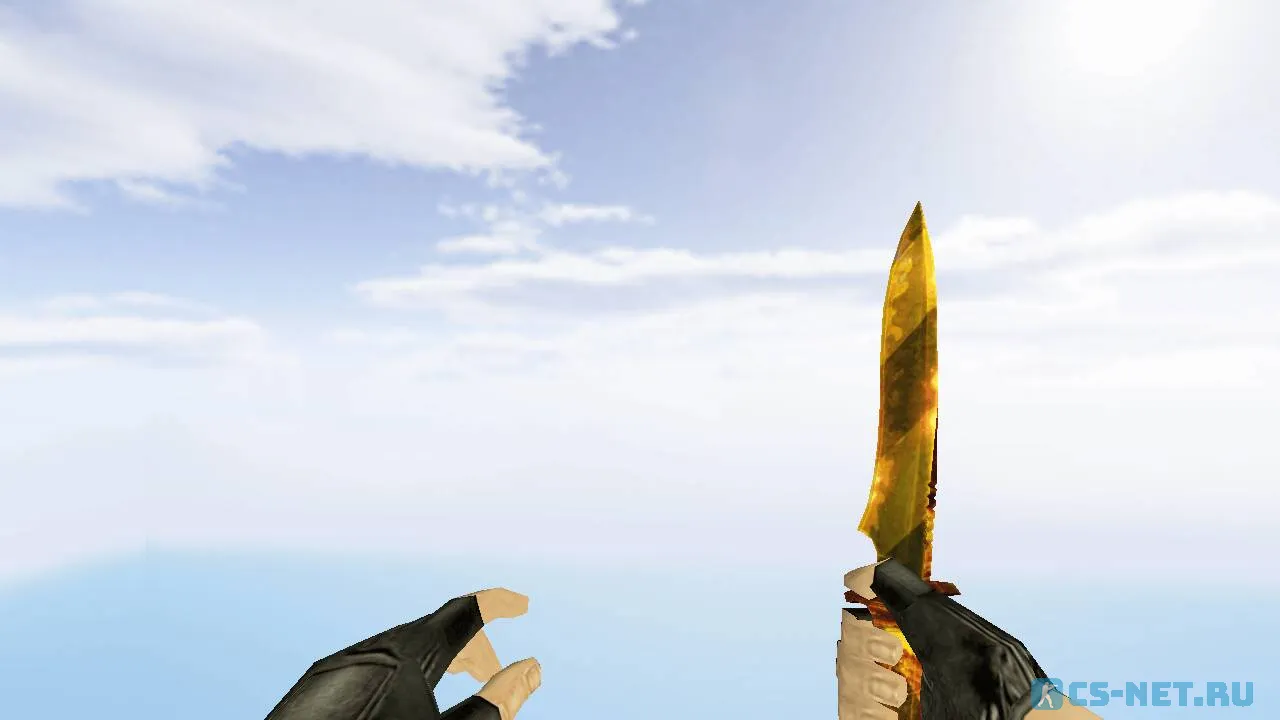 Модель ножа «Gold dangerous» для CS 1.6