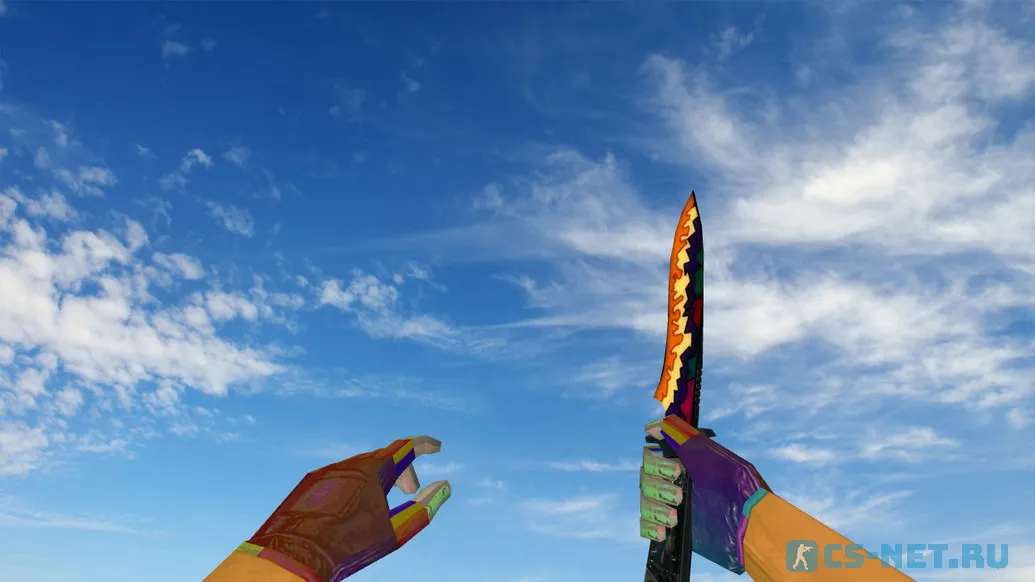 Модель ножа «The Error Rainbow Knife» для CS 1.6