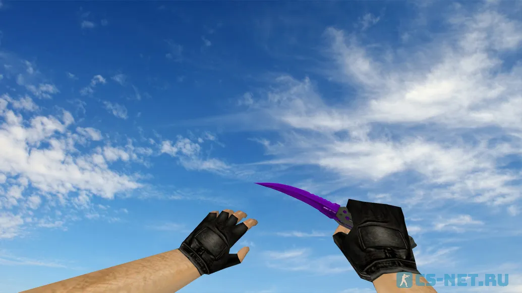 Модель ножа «Flip Knife Purple Oil» для CS 1.6 (скрин 3)
