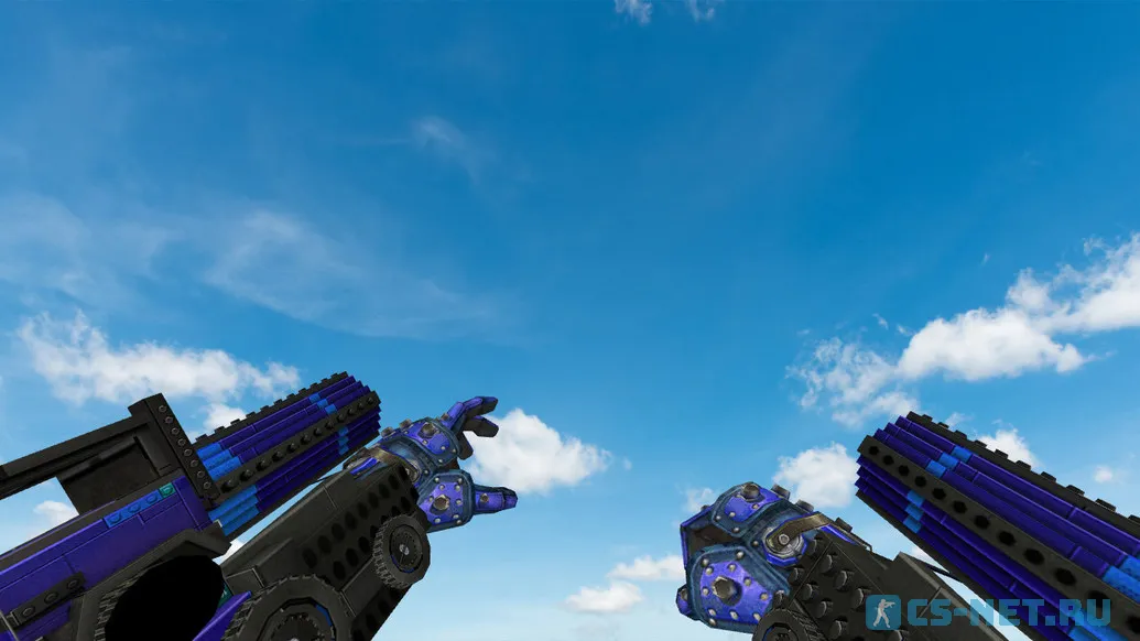 Модель ножа «Papin Darkblue Lego» для CS 1.6