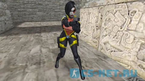 Персонажа «Domino» из игры «Fortnite» для CS 1.6 (TT спереди)