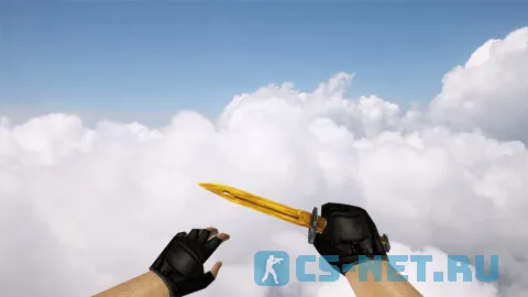 Модель штык-ножа «Bayonet Fine Gold» для CS 1.6 (скрин 3)