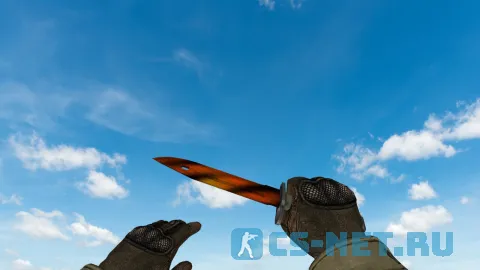 Модель штык-ножа «Bayonet | Тигр» для CS 1.6 (скрин 3)