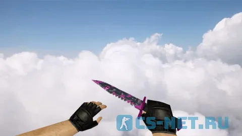 Модель «Штык-нож M9 | Пиксельный камуфляж "Розовый"» для CS 1.6 (скрин 3)