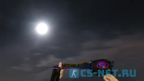 Модель ножа «Default Knife Bloody Rainbow» для CS 1.6 (скрин 2)