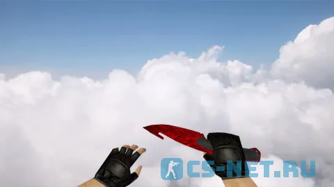Модель ножа «Gut Knife Ruby Red» для CS 1.6 (скрин 3)