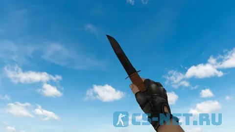 Модель ножа «Ka-Bar on CSGO anims» для CS 1.6 (скрин 2)