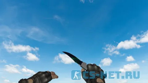 Модель ножа «Falchion Gamma Doppler Phase 1» для CS 1.6 (скрин 3)