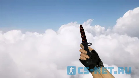 Модель штык-ножа «Bayonet | Пламя» для CS 1.6