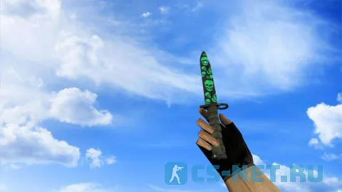 Модель «Штык-нож | Рисунки черепков» для CS 1.6